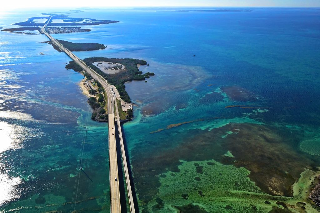 Overseas highway in de Florida Keys