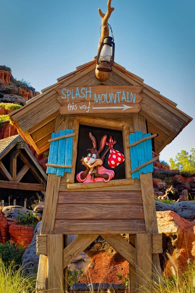 Splash Mountain in de Magic Kingdom van Disney World, Florida
