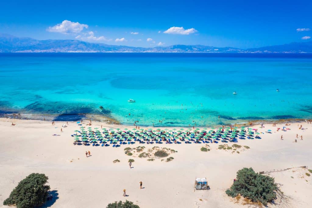 Strand van Chryssi op Kreta