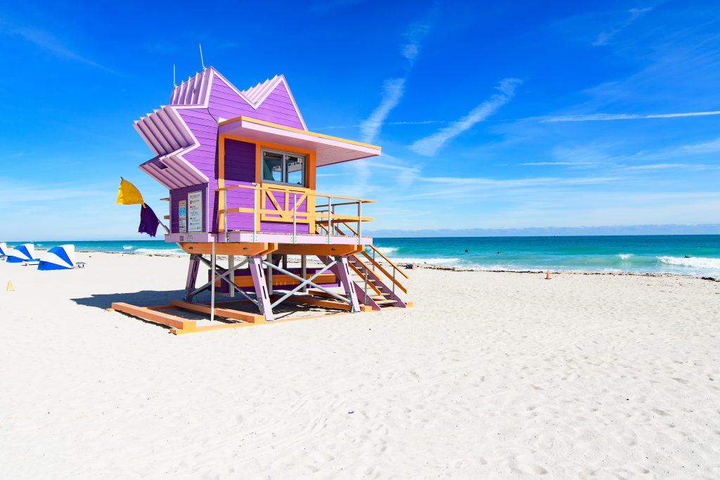 Strand van Miami Beach