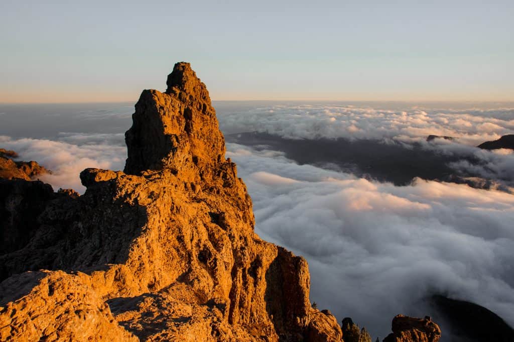 roque nublo op Gran Canaria