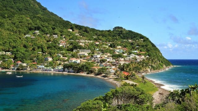 Weer in  Dominica in augustus