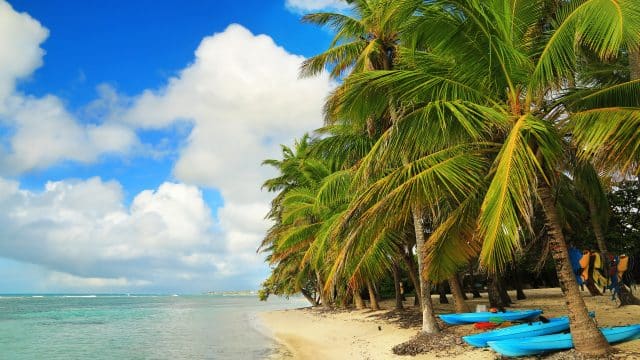 Weer op  Guadeloupe in mei