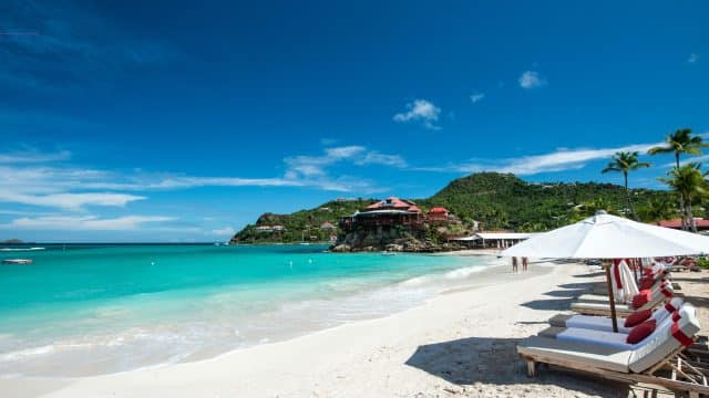 Weer op  Saint-Barthélemy in augustus