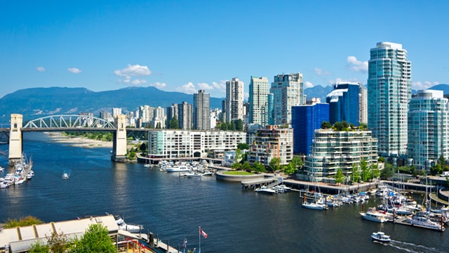 Weer in  Vancouver in januari