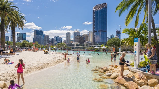 Weer in  Brisbane in januari