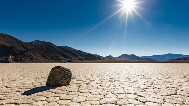 Weer in  Death Valley National Park in april