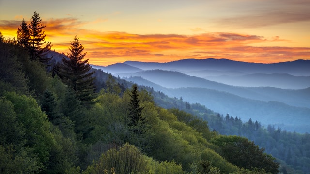 Weer in  Great Smoky Mountains National Park in maart