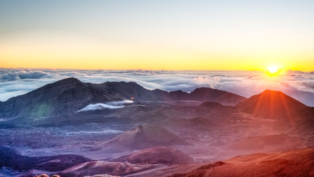 Klima v Haleakala National Park