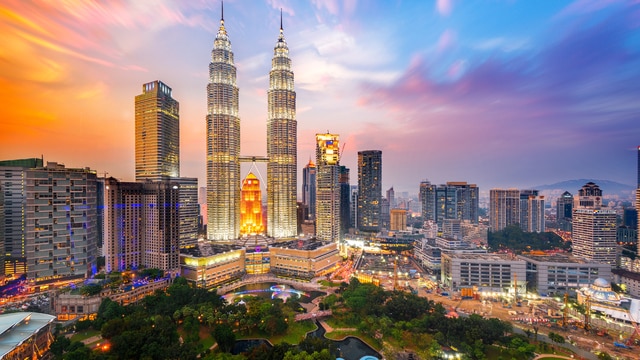 Weer in  Kuala Lumpur in februari