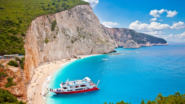 Weer op  Lefkas in juli