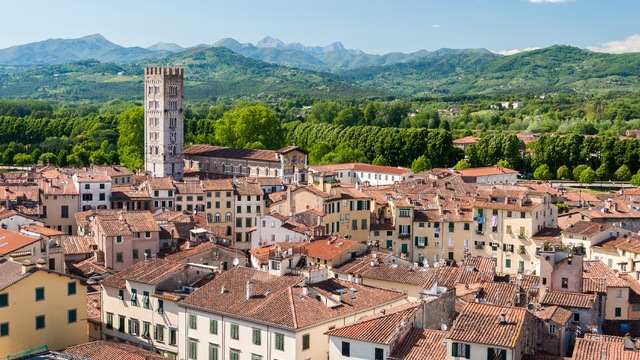 Weer in  Lucca in februari