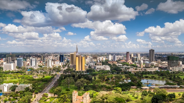 Weer in  Nairobi in januari