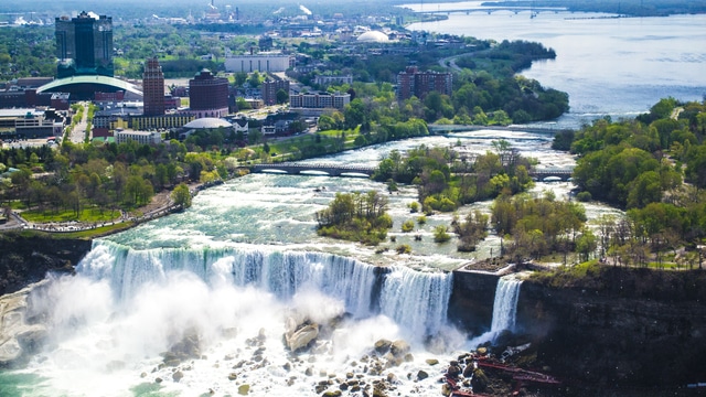 Weer in  Niagara Falls in augustus