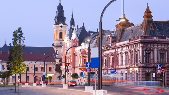 Weer in  Oradea in februari