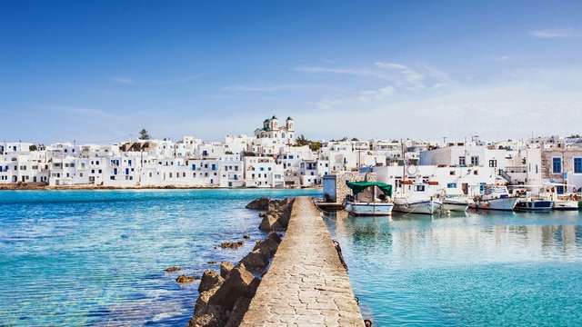 Weer op  Paros in juni