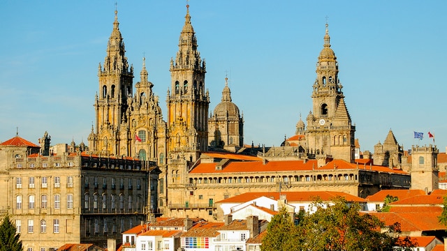 Weer in  Santiago de Compostella in januari