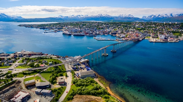 Weer in  Tromsø in juli