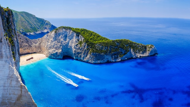 Weer op  Zakynthos in juli