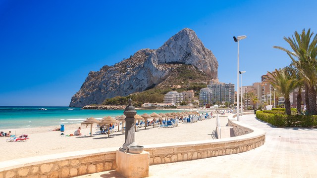 Weer in  Calpe in februari