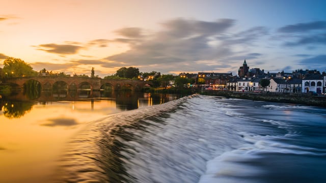 Das Wetter im Januar in Dumfries