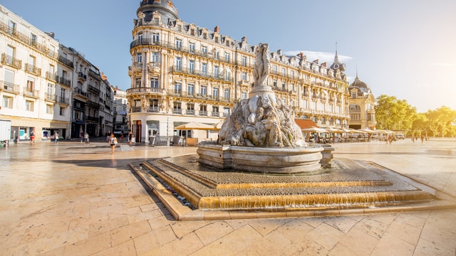 Weer in  Montpellier in januari