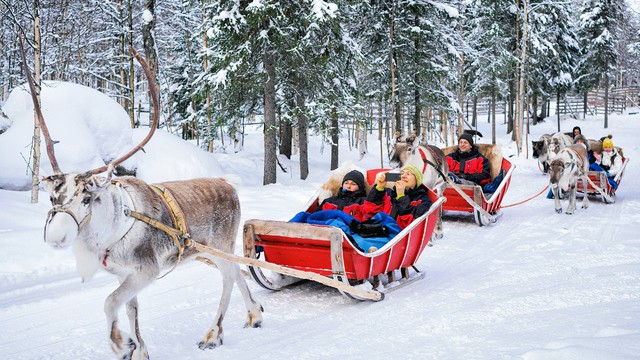 Weer in  Rovaniemi in februari