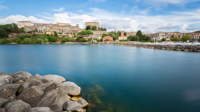 Weer het  Meer van Bolsena in februari