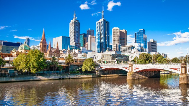 30-daagse weersverwachting Melbourne