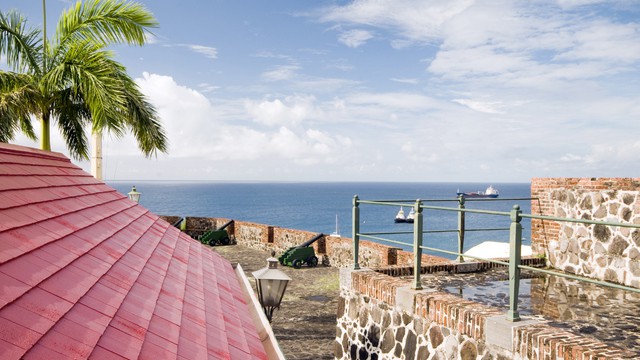 Weer op  Sint Eustatius in april