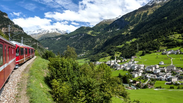 Weer in  St. Moritz in februari