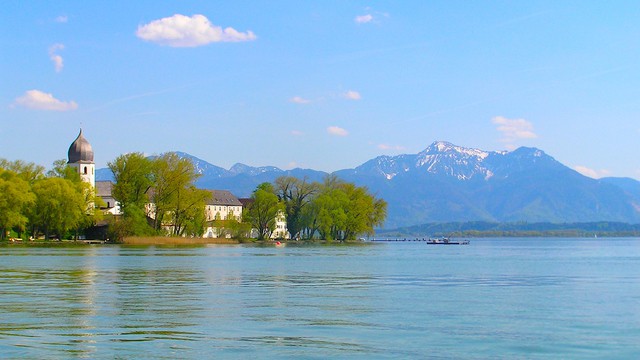 Weer in  Chiemsee in mei