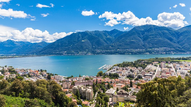 Weer in  Locarno in januari