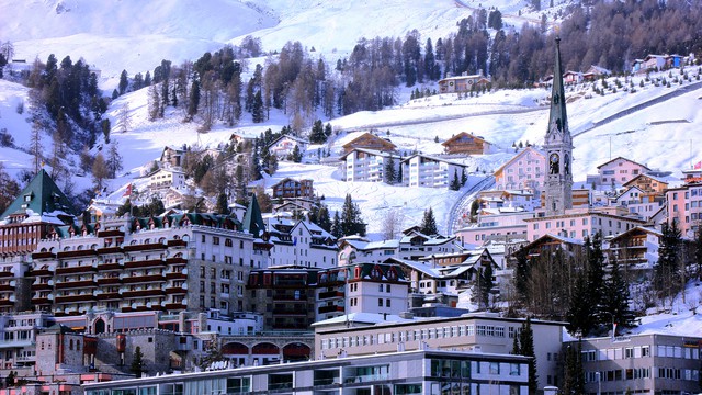 Weer in  Saint Moritz in januari