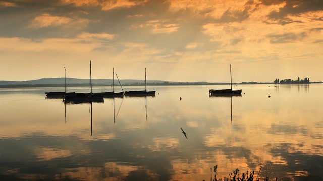 Weer in  Steinhuder Meer in februari