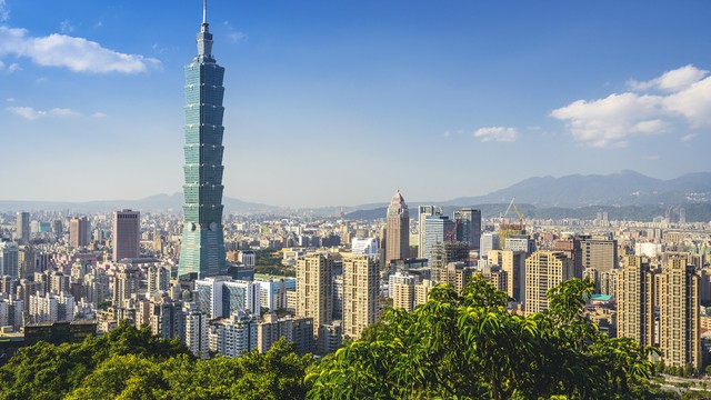 Weer in  Taipei in februari