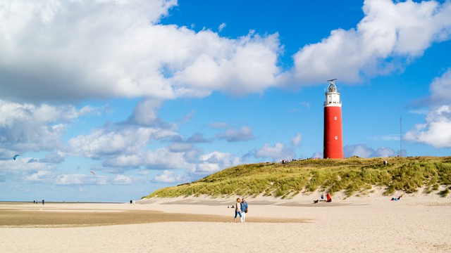 Weer op  Texel in december