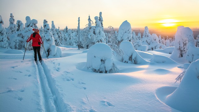 Das Klima von Finnisches Lappland