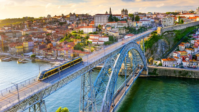 Weer in  Porto in januari