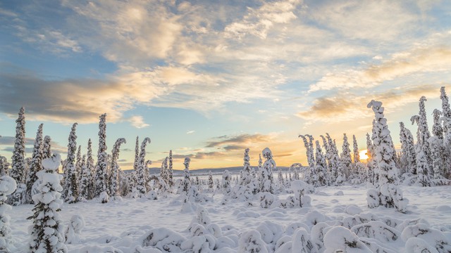 Das Wetter im September in Schwedisch Lappland