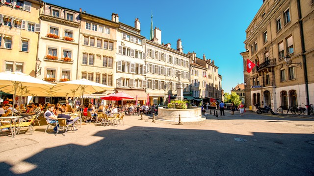 Weer in  Genève in juli