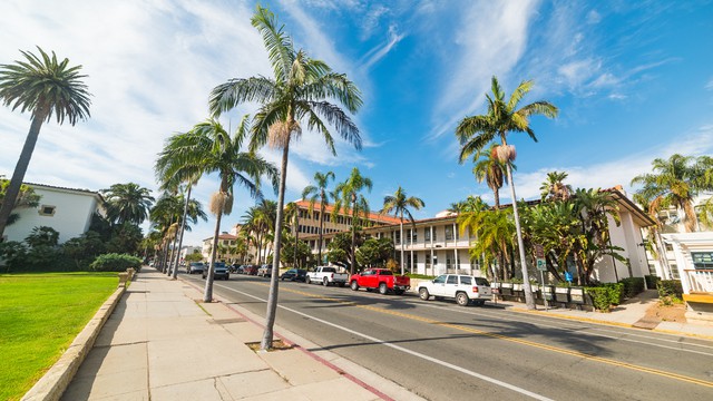 Weer in  Santa Barbara in december