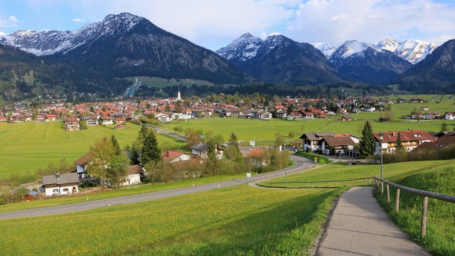 Weer in  Oberstdorf in mei