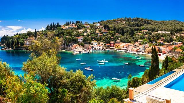 Weer in  Paxos in december