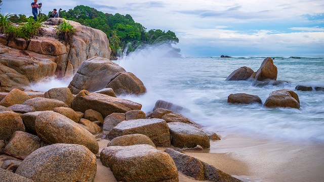 Weer op  Bintan in maart