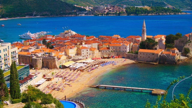 Weer in  Budva in juli