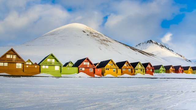 Weer op  Svalbard in maart