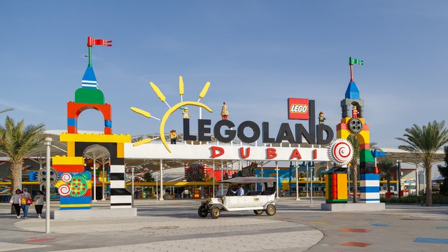 Weer in  Legoland Dubai in augustus
