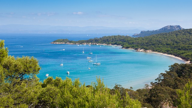 Weer op  Porquerolles in oktober