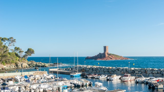 Weer op  Île d'Or in oktober